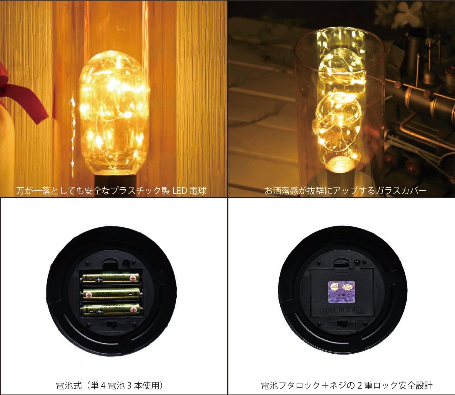 Amazon | ファンライフプラスクリスマス ハロウィン アンティーク LED